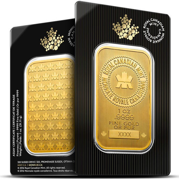 1 ounce gold bar from the Royal