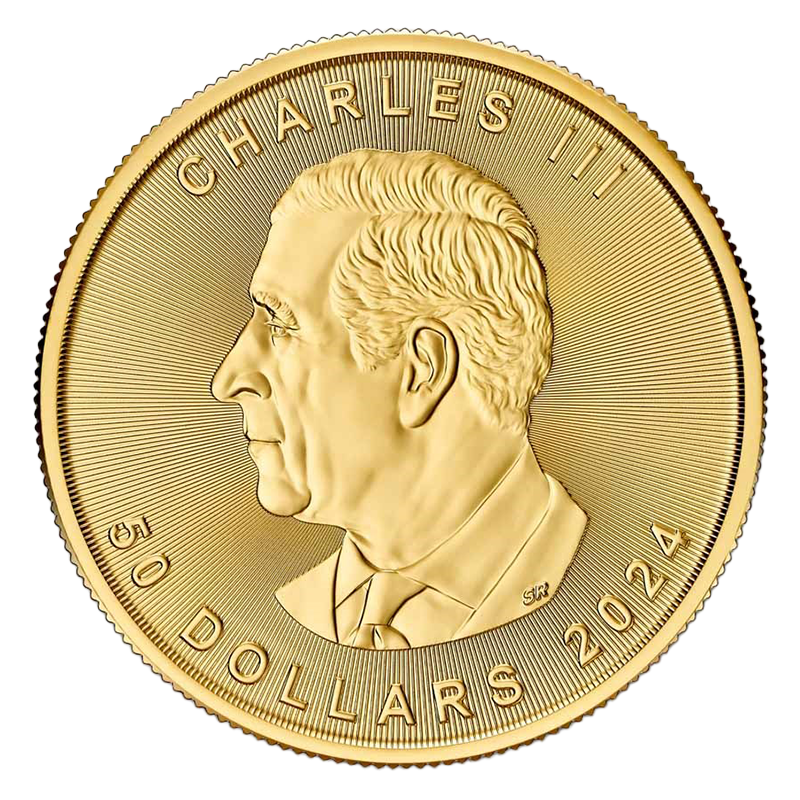 1 once Canadian Mint’s Gold Maple Leaf
