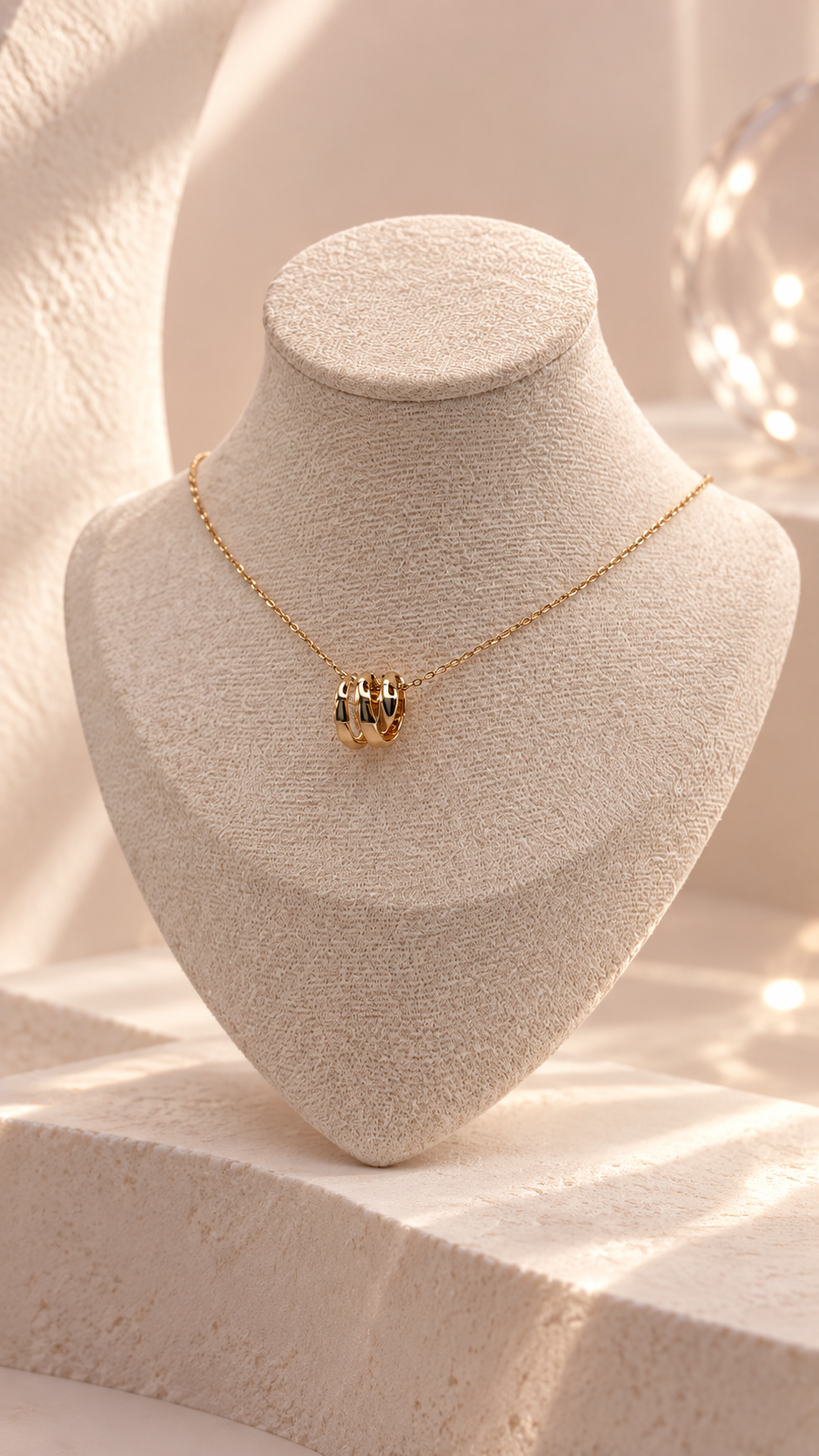 18K solid Gold Necklace (Snake)