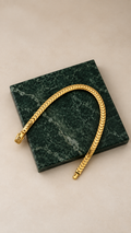 18K Solid Gold Bracelet (snake)