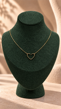 18K Solid Gold Minimal Necklace