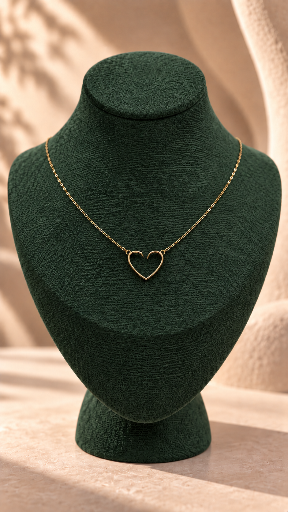 18K Solid Gold Minimal Necklace