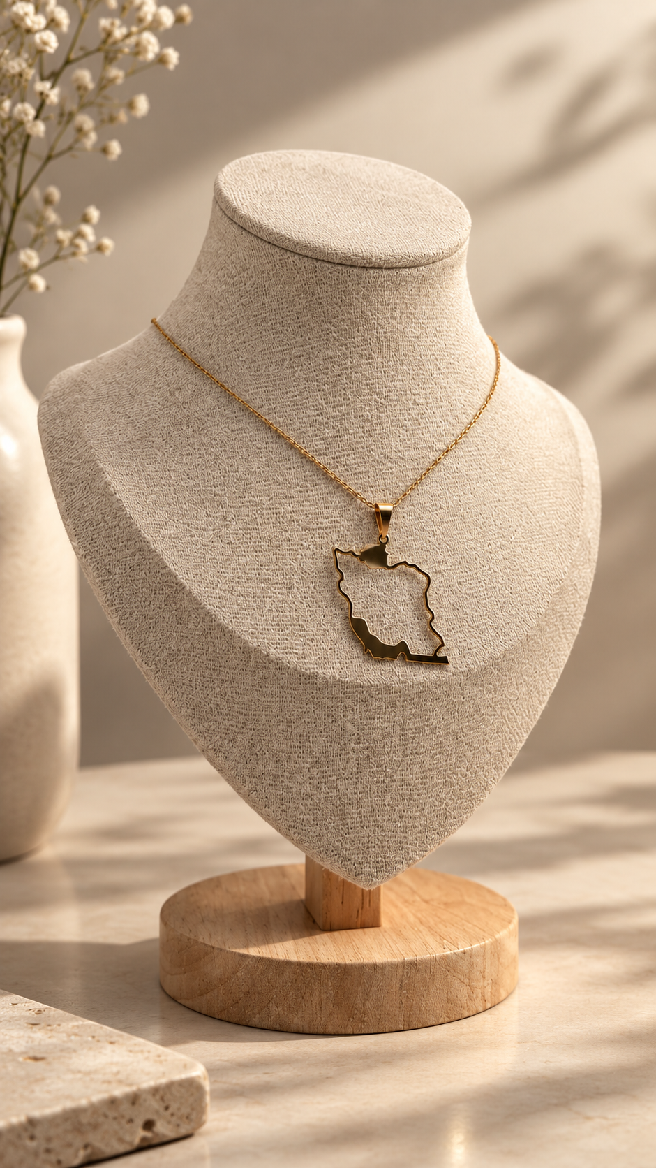 18K Solid Gold Pendant