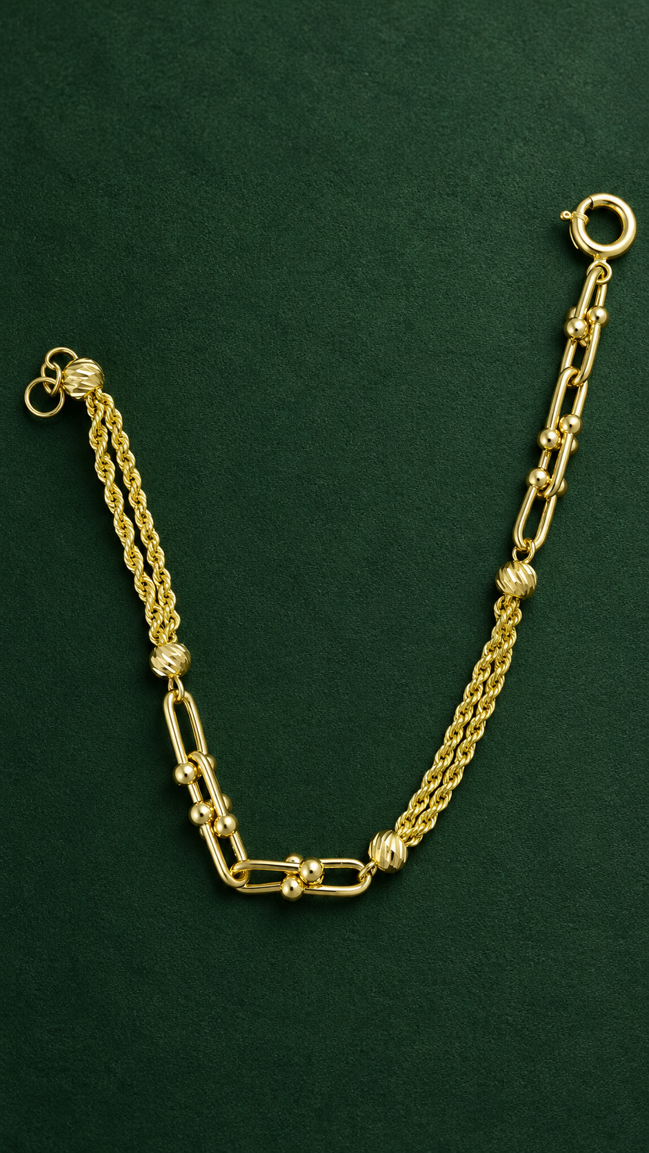 18K Solid Gold Bracelet No