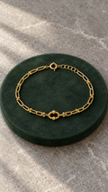 18K gold Tina bracelet, bold, 18 cm