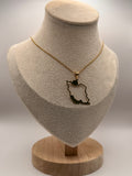 18K Pure gold pendant weight 1.7 gr