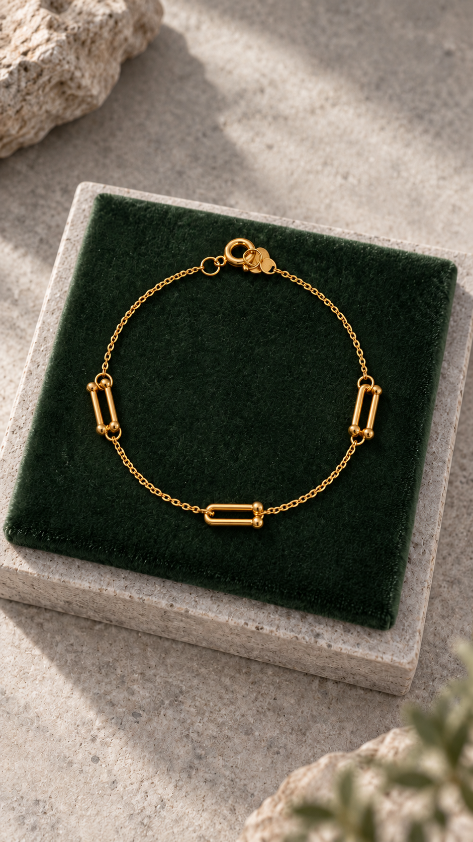 18K gold Tina bracelet, 18 cm