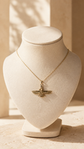 18K Solid Gold Faravahar Pendant