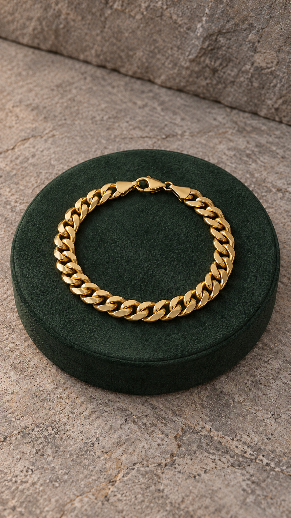 18K Gold Bracelet, 18 cm