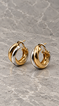 18K Gold Hoop Earrings