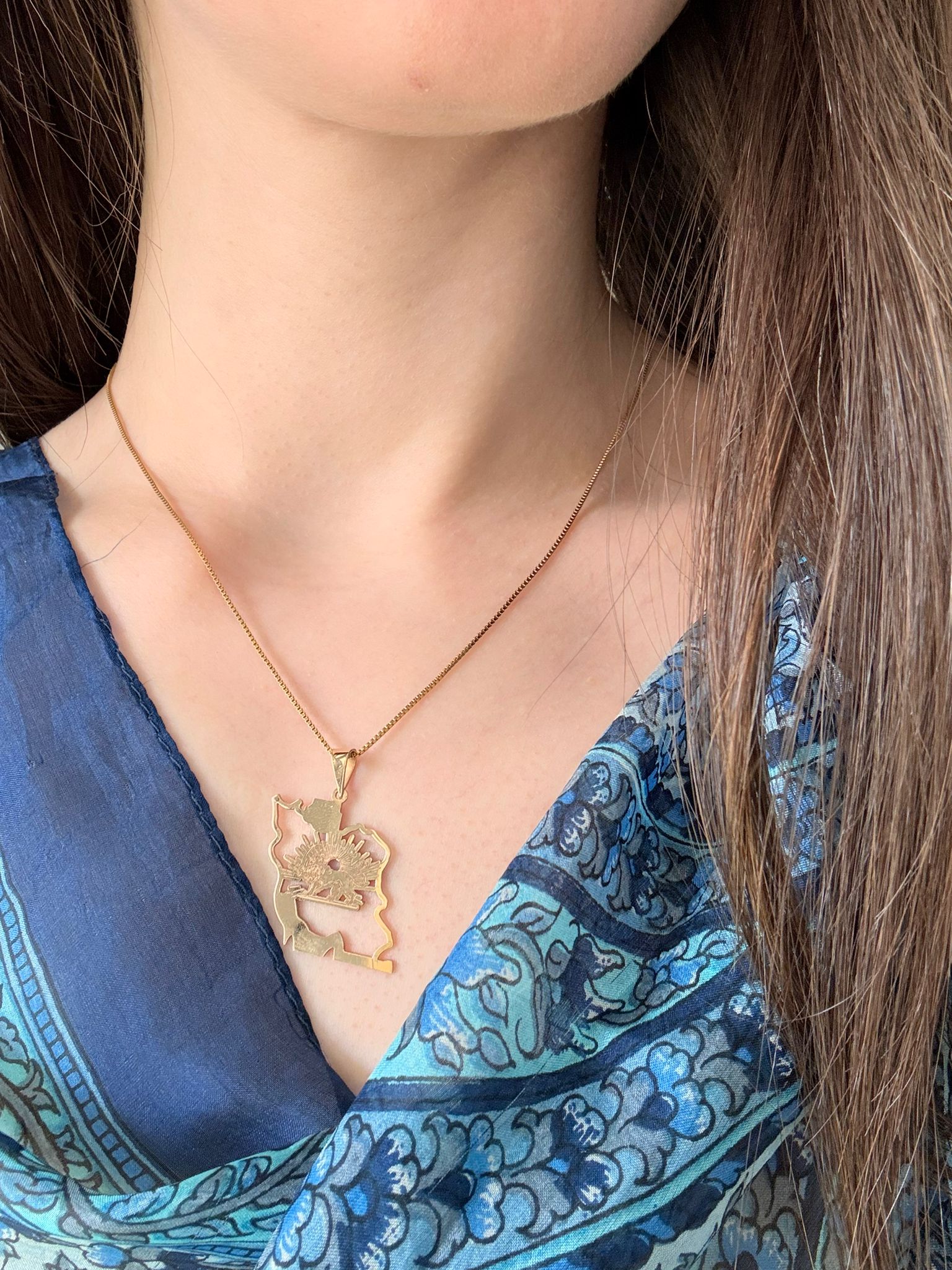 18K pure gold pendant weight 3.3 g