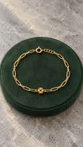 18K gold ball bracelet (گوی), 18 cm