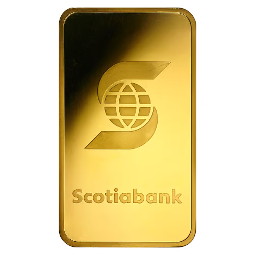 5 ounce gold bars from recognized refiners around the world.